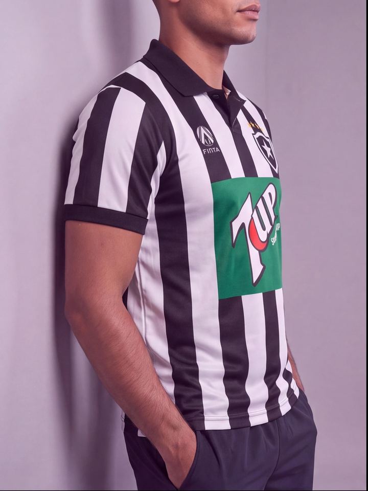 Camisa Retro Botafogo Listrada 1995, foto 2