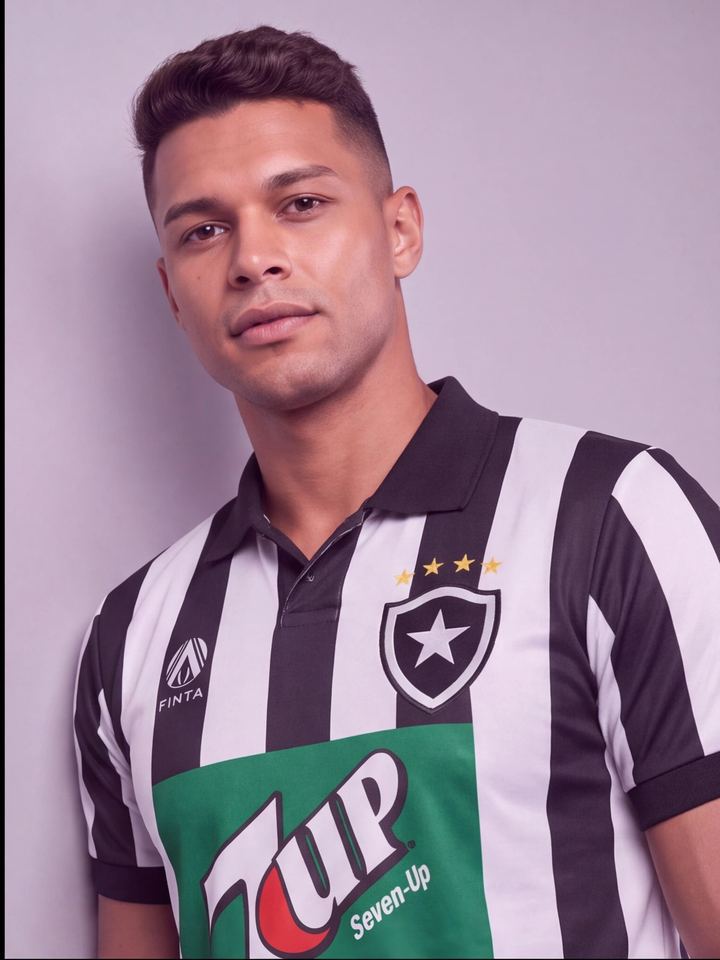 Camisa Retro Botafogo Listrada 1995, foto 3