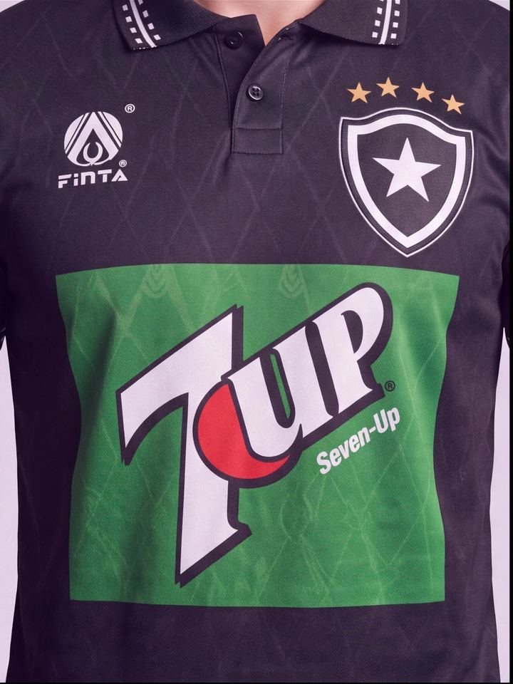 Camisa Retro Botafogo Preta 1995, foto 3