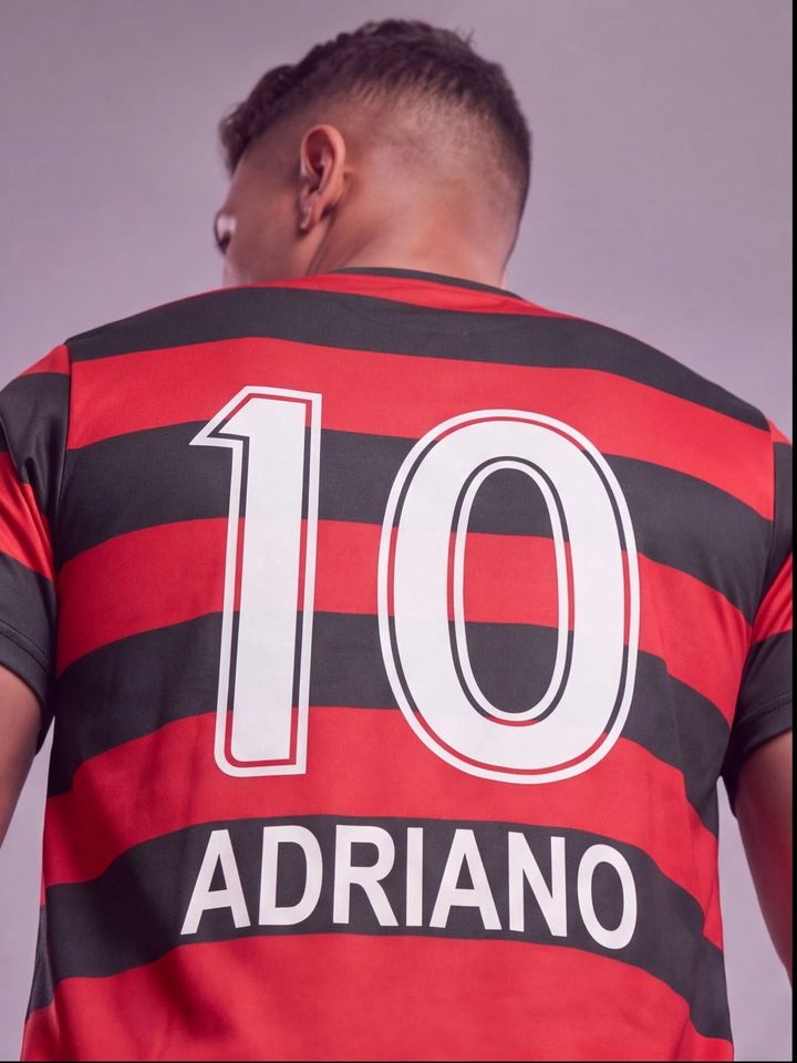 Camisa Retro flamengo 2008/09 - Adriano, foto 3