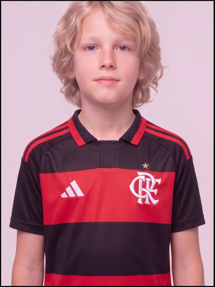 Kit Infantil Flamengo Listrado I 26/27, foto 3