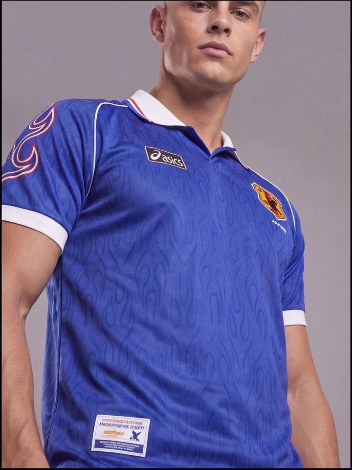 Camisa Retro Japão Azul 1998, foto 2