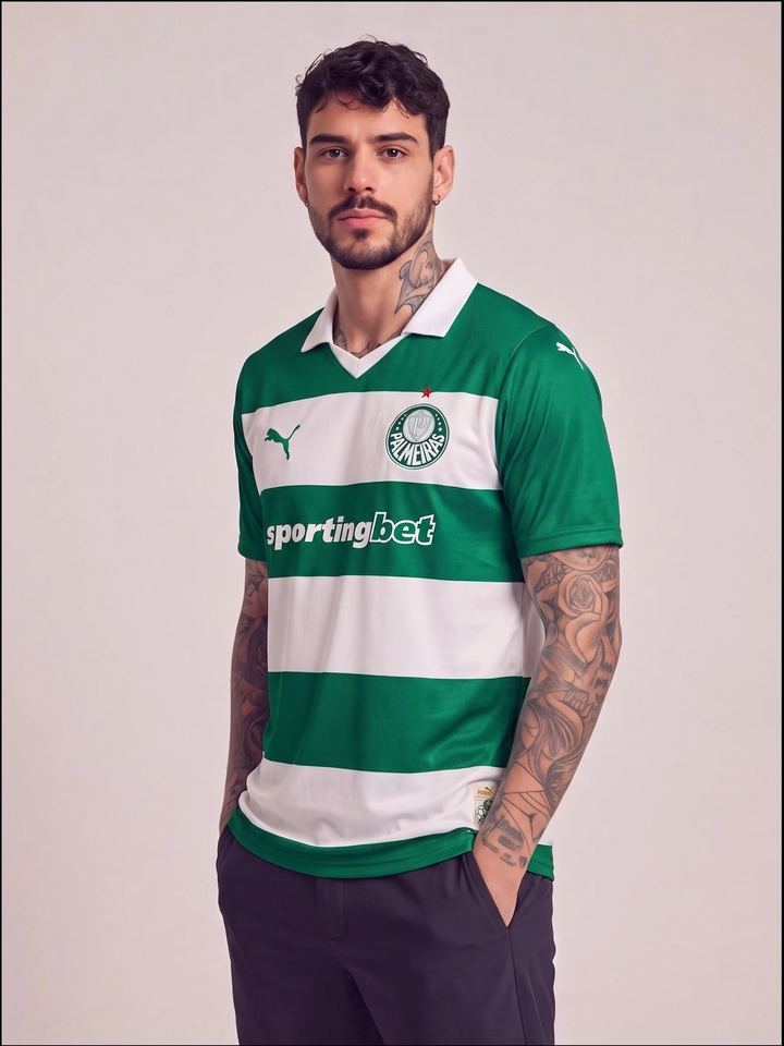 Camisa Palmeiras Listrada 25/26